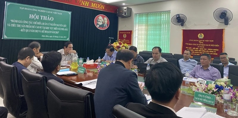 Tháo gỡ khó khăn trong chế biến, tiêu thụ sản phẩm cao-su tại khu vực miền núi phía bắc